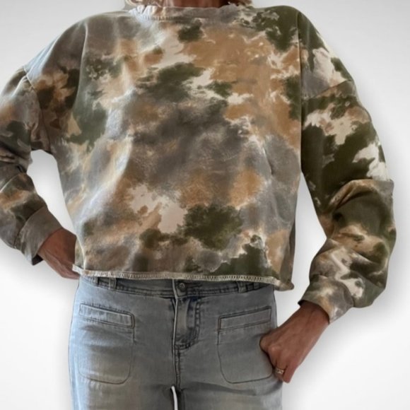 Cropped Sweatshirt 95% Cotton - Picture 2 of 6